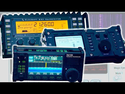 Видео: Elecraft KX3 и другие походные трансиверы. Сравнение с FT-817, X6100, TX-500.