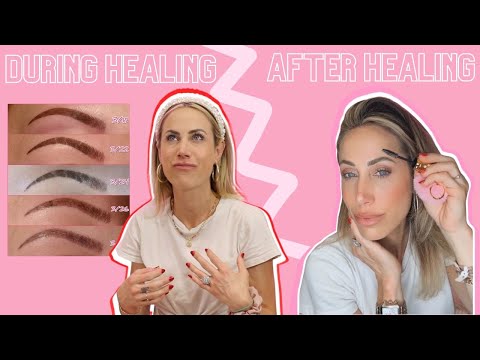 Видео: ПРОЦЕСС ЗАЖИВЛЕНИЯ МИКРОБЛЕЙДИНГА (Чего ожидать)