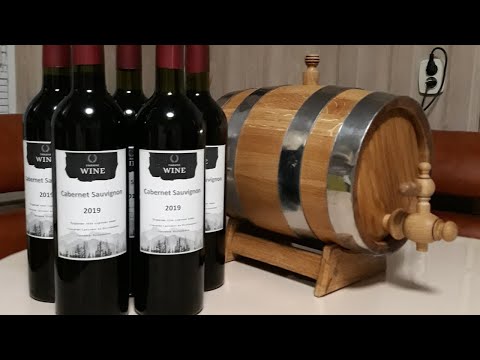 Видео: Домашнее вино в дубовой бочке. Домашнее виноделие DIY. Выдержка вина в бочках в домашних условиях