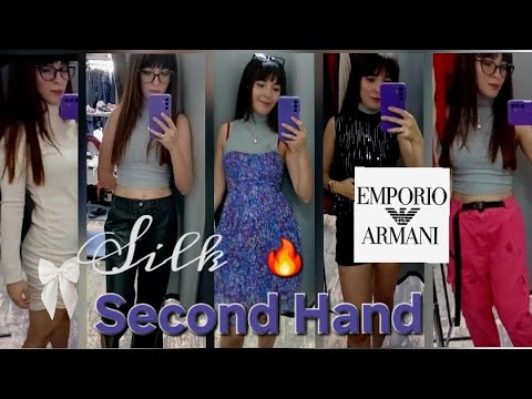 Видео: 🔥 ПУХОВИК EMPORIO ARMANI ,ШЁЛК В СЕКОНД ХЕНД  😱ДЕШЁВЫЙ ДЕНЬ. КУПИЛА  КОЖАНЫЕ БРЮКИ 😍