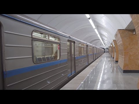Видео: Russia, Moscow, metro night ride from Окружна́я to Верхние Лихоборы