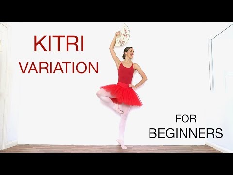 Видео: ВАРИАЦИЯ КИТРИ ДЛЯ НАЧИНАЮЩИХ - Дон Кихот Акт 3 | natalie danza