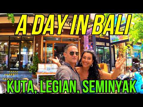 Видео: День в КУТЕ, ЛЕГИАНЕ и СЕМИНЬЯКЕ — мы делаем все: еда, шопинг, аренда жилья, пляж и размещение.