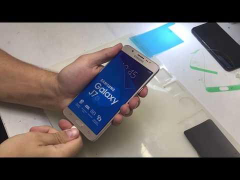 Видео: Замена разбитого дисплея Samsung Galaxy J7 J710 2016 replace lcd