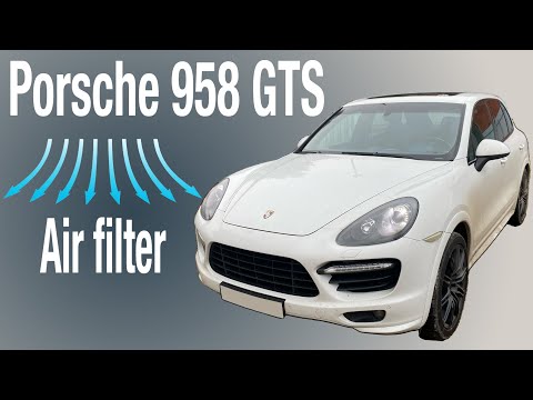 Видео: Обслуживание воздушного фильтра Porsche Cayenne 958 GTS 4.8L
