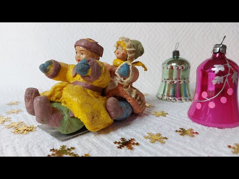 Видео: 🎄Распаковка посылки. Редкие советские ватные игрушки 30-50 гг. Часть 2