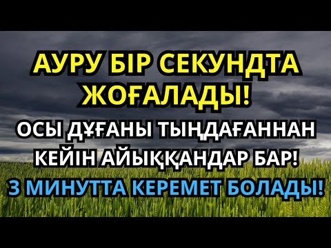 Видео: КӨЗ АШЫП-ЖҰМҒАНША АЙЫҚҚАНДАР БАР! Пайғамбардың 3 минуттық дұғасы!