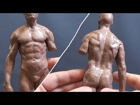 Видео: Как лепить тело, форма и строение мышц Стека_урок