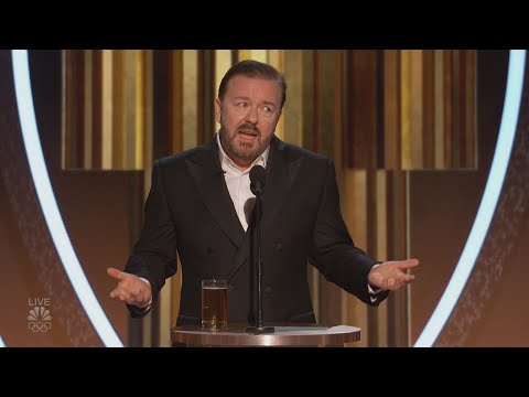 Видео: Все шутки Рики Джервейс на Золотом Глобусе 2020 (русские субтитры)