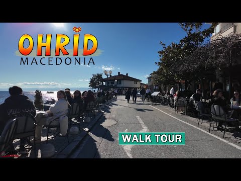 Видео: Cinematic winter WALK TOUR around OHRID, Macedonia (2024) Зима во ОХРИД, Македонија 🇲🇰 DJI Pocket 3