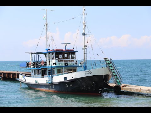 Видео: Морская прогулка на теплоходе Герой Абхазии.