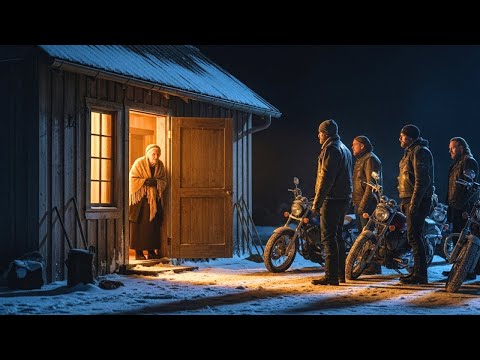 Видео: ПОЖИЛАЯ ВДОВА приютила 20 замерзающих байкеров — а на следующее утро 1000 Hells Angels остановились
