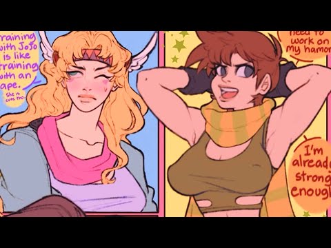 Видео: Комикс «JoJo's Bizarre Adventure» дублирует «Обмен полами», часть 2 и многое другое! (Joseph and ...