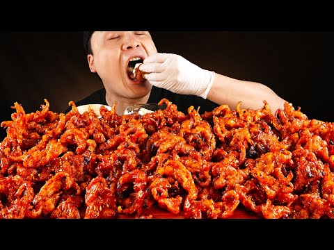 Видео: Куриные ножки без костей и мукбанг с рисовыми шариками!