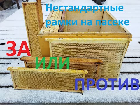 Видео: Нестандартная рамка на пасеке  Все ЗА и ПРОТИВ!