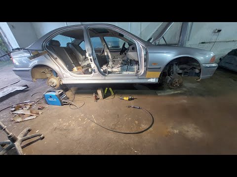 Видео: Замена порогов. BMW E39