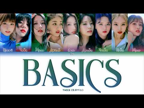 Видео: TWICE BASICS [ПЕРЕВОД НА РУССКИЙ/КИРИЛЛИЗАЦИЯ Color Coded Lyrics]