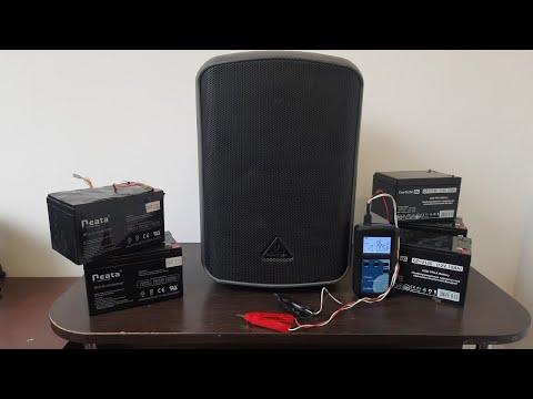 Видео: Зачем нужен измеритель импеданса, меняю аккумуляторы Behringer EUROPORT MPA200BT колонка