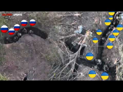 Видео: Хаос ближнего боя: 5 против 12 — снято на интенсивной видеозаписи с дрона