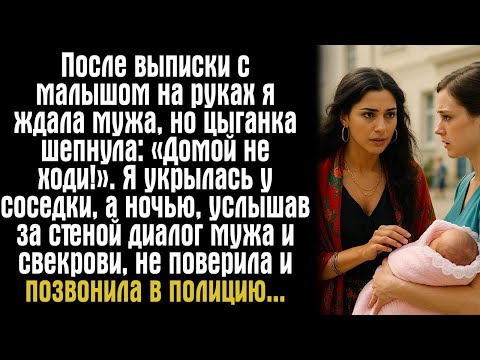 Видео: После выписки с малышом на руках я ждала мужа, но цыганка шепнула- «Домой не ходи!». Я укрылась у...