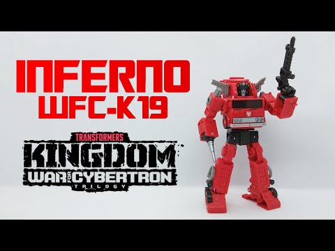 Видео: Обзор на TRANSFORMERS KINGDOM - Inferno (WFC-K19)