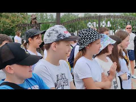 Видео: Открытие 1 смены "Летнего досугового центра"