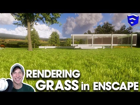 Видео: Рендеринг РЕАЛИСТИЧНОЙ ТРАВЫ в Enscape!!