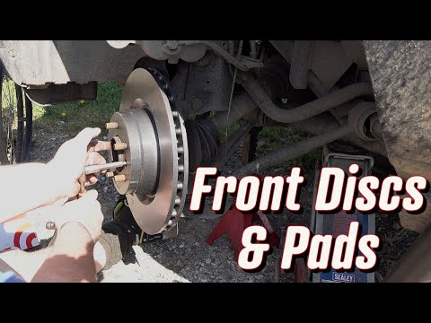 Видео: Замена передних дисков и колодок на Range Rover L322