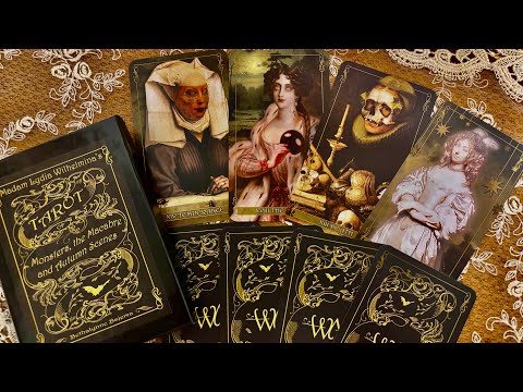 Видео: Загадочная колода «Таро Монстров мадам Лидии Вильгельмины»🥀💀🥀Madam Lydia Wilhelmina Tarot,2 Edition 
