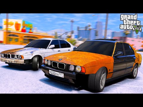 Видео: ОПЕРСКАЯ ЕЗДА В GTA 5 - ПАРНЫЙ ДРИФТ НА РЖАВЫХ BMW M5 E34! ВАЛИМ БОКОМ НА ДВУХ РАЗБИТЫХ БМВ! 🌊ВОТЕР