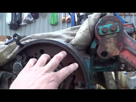 Видео: ремонт тормозов ЮМЗ 6\/repair of brakes of the YuMZ 6 tractor