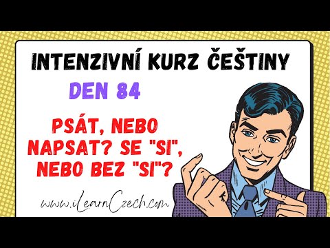 Видео: Курс чешского 84: Как использовать «PSÁT» и «NAPSAT» (SI)?