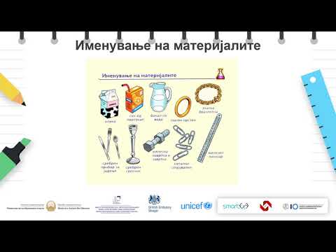 Видео: I одделение - Природни Науки - Материјали надвор од училницата