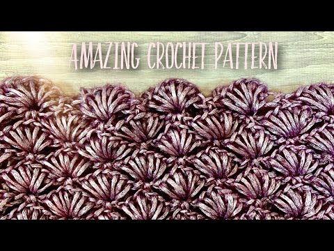 Видео: Вяжем КЛАССНЫЙ УЗОР КРЮЧКОМ / ГОТОВЫЙ СНУД / Amazing crochet pattern