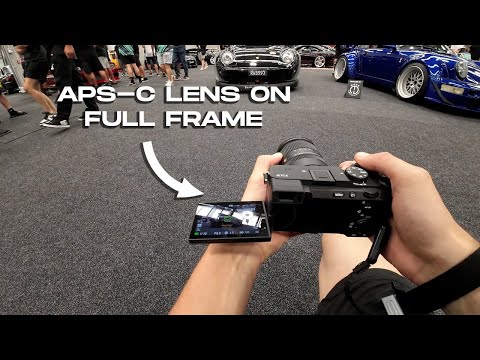 Видео: Подходят ли объективы APS-C для полнокадровых камер (фотосъемка автомобилей от первого лица в 4&R...