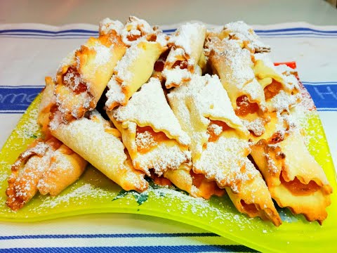 Видео: ПЕЧЕНЬЕ  КОНВЕРТИКИ с начинкой, на ОДИН УКУС !