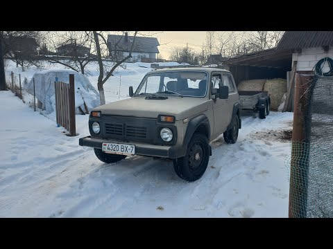 Видео: Испытания для Нивы, Нива рулит, помощник в хозяйстве🚖🚨