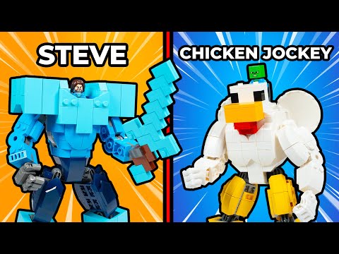 Видео: Я построил механизмы из фильма «LEGO Minecraft»