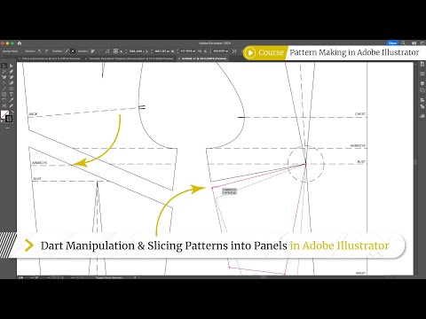 Видео: Мастер манипуляций с Dart в Adobe Illustrator в Adobe Illustr