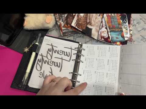 Видео: Обзор планера Moterm a6 croc🖤 убираем лишние листочки