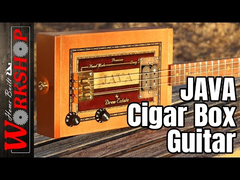 Видео: Сборка гитары из сигарной коробки «JAVA» | Серия «Java», часть 1