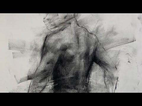 Видео: РИСОВАНИЕ ФИГУРЫ УГЛЕМ (УЧЕБНОЕ ПОСОБИЕ)