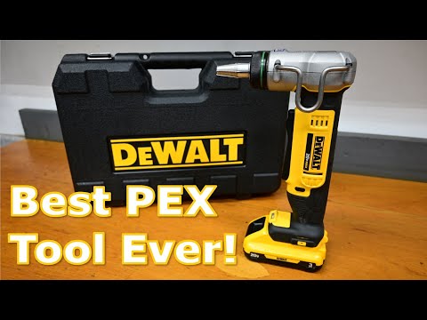 Видео: Обзор беспроводного инструмента расширения DeWalt DCE400 20 В Pex A