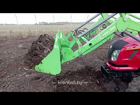 Видео: 🔥 Dongfeng DF-244 G1 в работе с фронтальным погрузчиком Kerland F-500-22 • Обзор 2021