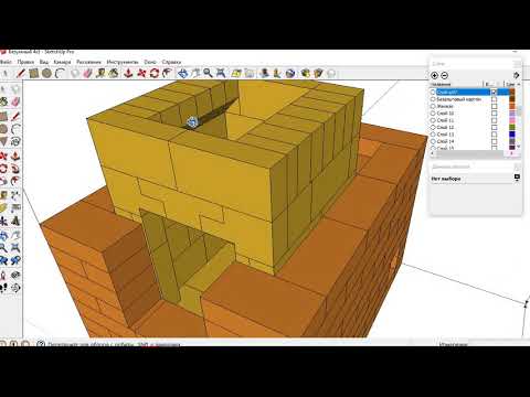 Видео: 1.Отопительная печь с хлебной камерой 4х3 кирпича, порядовки