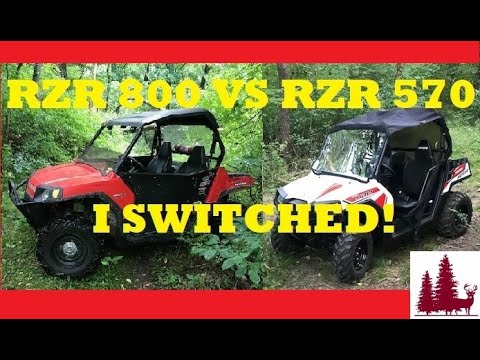 Видео: RZR 800 против RZR 570 I переключился
