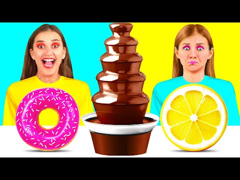 Видео: Шоколадный Фонтан Челлендж | Смешные Челленджи c DuKoDu Challenge
