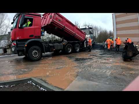 Видео: Асфальтный Завод в Германии.