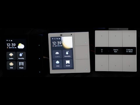 Видео: Обзор KNX панели GVS S3 и кнопочного выключателя из этой серии.