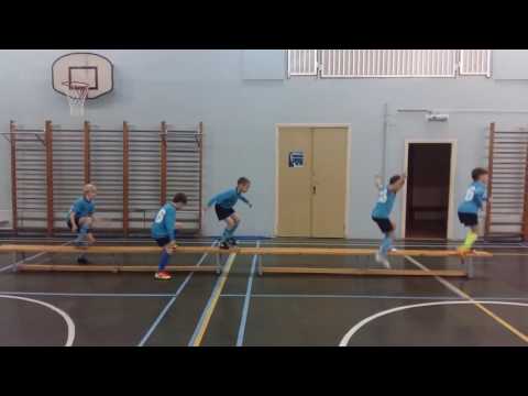 Видео: Тренировка на развитие координации,ловкости,силы 2006 - 2007 г.р.